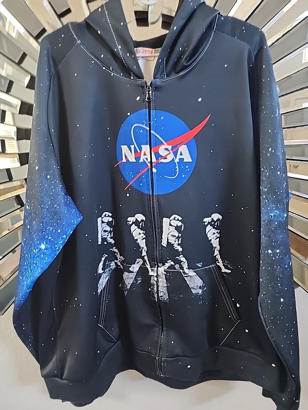 Nasa Blue Hoodie 2L Apollo 50 Years